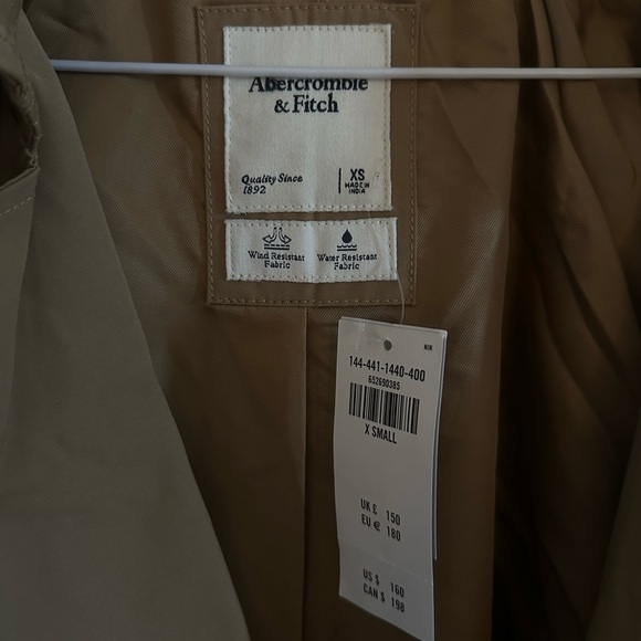 Abercrombie Elevated Waterproof Trench Coat in Brown - Picture 4 of 4